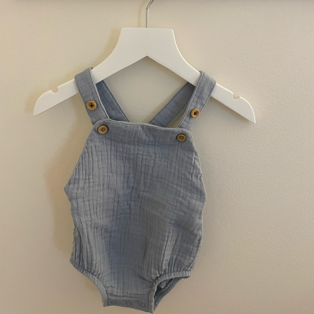 Little Planet Baby Boy Organic Cotton Gauze Bubble 6m